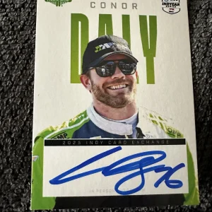 Conor Daly Signed Trading Parkside 2025 Indy Card Exchange Exclusive 500
