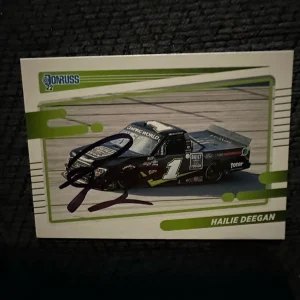 Signed Trading Card Indy Nxt Car Indianapolis 500 Hailie Deegan NASCAR