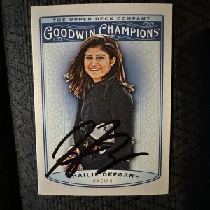 Signed Trading Card Indy Nxt Car Indianapolis 500 Hailie Deegan NASCAR