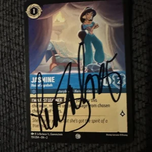Lea Salonga Signed Trading Card Disney Jasmine Aladdin