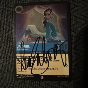 Lea Salonga Signed Trading Card Disney Jasmine Aladdin
