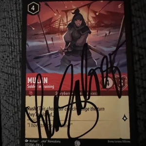 Lea Salonga Signed Trading Card Disney Mulan Autographed Princess