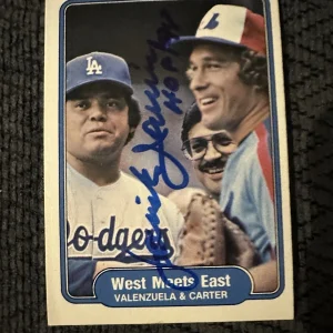 Jaime Jarrin Signed Baseball Trading Card Announcer Los Angeles Dodgers Rookie