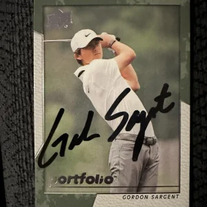 Gordon Sargent Signed Trading Card Vanderbilt PGA Tour Golf Amateur