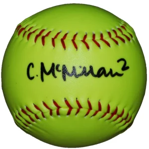 CORI MCMILLAN signed (CHICAGO BANDITS) USA Softball 12" BECKETT BAS BT78234