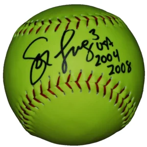 LOVIEANNE JUNG signed (USA SOFTBALL) 2X Olympian Softball BECKETT BAS BT78218