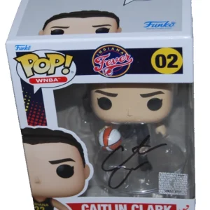 CAITLIN CLARK signed (INDIANA FEVER) WNBA #02 Funko Pop BECKETT BAS AE38123