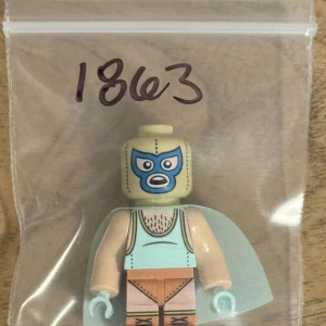 Citizen Brick Day 11 CBD11 Misprint RARE Custom Minifig Mini Luchador #1863