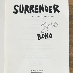 Surrender 40 Songs Bono U2 Signed Book Autographed 1st Edition BAS Beckett COA