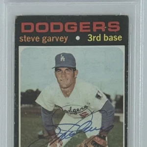 1971 71 Topps Steve Garvey Signed RC Rookie Card PSA DNA COA Autographed RC HOF