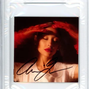 Ariana Grande SIGNED Eternal Sunshine CD COVER ENTIRE NAME Autographed PSA DNA
