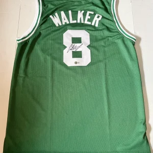 Antoine Walker Boston Celtics signed Custom jersey autographed Beckett Witnessed