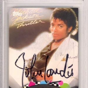 2011 Topps American Pie Michael Jackson Thriller John Landis SIGNED PSA DNA COA