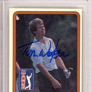 1981 DONRUSS GOLF PGA TOUR HOF RC TOM WATSON SIGNED CARD PSA DNA COA AUTOGRAPH