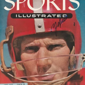 Y.A. TITTLE Signed 11/22/54 SPORTS ILLUSTRATED Beckett Auth (BAS)