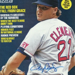 ROGER CLEMENS Signed 1993 STREET & SMITH'S Magazine Beckett Auth (BAS) No Label!