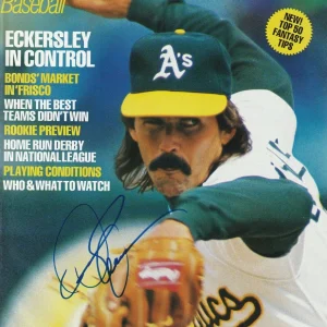 DENNIS ECKERSLEY Signed 1993 STREET & SMITH'S Magazine Beckett (BAS) No Label!
