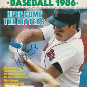 WADE BOGGS Signed 4/14/86 SPORTS ILLUSTRATED Beckett (BAS)