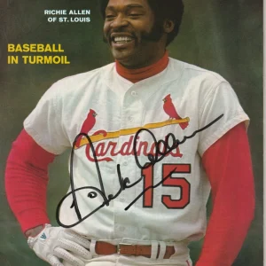 DICK ALLEN Signed 3/23/70 SPORTS ILLUSTRATED Beckett (BAS)