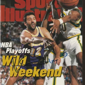 VLADE DIVAC Signed 5/8/95 SPORTS ILLUSTRATED Beckett Auth. (BAS) No Label!