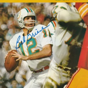 BOB GRIESE Signed 1/22/73 SPORTS ILLUSTRATED Beckett Auth. (BAS)