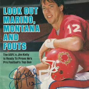 JIM KELLY Signed 7/21/86 SPORTS ILLUSTRATED Beckett Auth. (BAS)