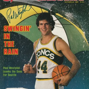 PAUL WESTPHAL Signed 10/20/80 SPORTS ILLUSTRATED Beckett Auth (BAS)
