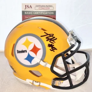 Alex Highsmith signed Pittsburgh Steelers Yellow mini helmet autographed JSA