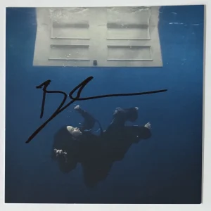 BILLIE EILISH HIT ME HARD AND SOFT SIGNED ART CARD AUTOGRAPH CD Beckett BAS COA