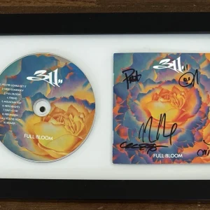311 AUTOGRAPH FRAMED BAND SIGNED Full Bloom Cover Booklet & CD Beckett BAS COA