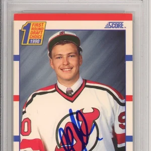 1990 SCORE MARTIN BRODEUR SIGNED RC CARD PSA DNA CERTIFIED COA HOF AUTOGRAPH