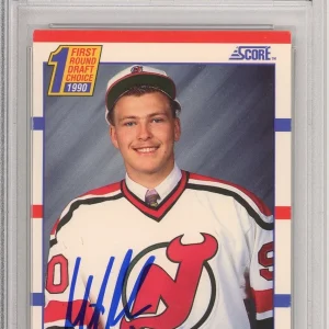 1990 SCORE MARTIN BRODEUR SIGNED RC CARD PSA DNA CERTIFIED COA HOF AUTOGRAPHED