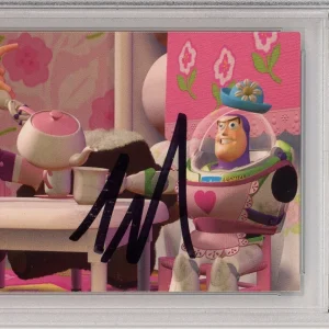 1995 DISNEY SKYBOX TOY STORY 19 BUZZ LIGHTYEAR CARD SIGNED TIM ALLEN PSA DNA COA