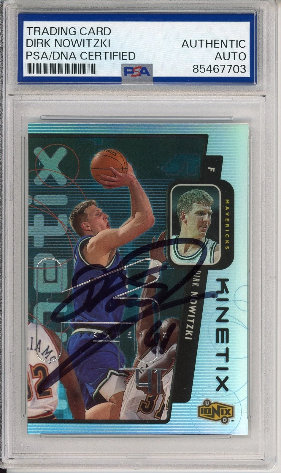 Maillot Dallas Mavericks Signé Dirk Nowitzki - Édition Fanatics 1998-2019 - Déchiré Style - Authentifié