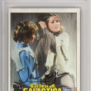 1978 Topps Battlestar Galactica #131 Jane Seymour SIGNED AUTOGRAHED PSA DNA COA