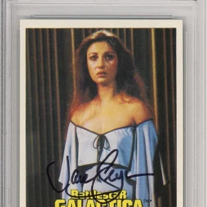 1978 Topps Battlestar Galactica #66 Jane Seymour SIGNED SERINA CARD PSA DNA COA