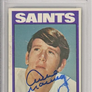 SIGNED 1972 TOPPS ARCHIE MANNING HOF ROOKIE RC PSA DNA COA AUTHENTIC AUTOGRAPH