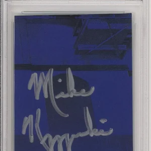 Mike Krzyzewski Duke Basketball HOF Coach Cut Signature PSA DNA COA Autographed