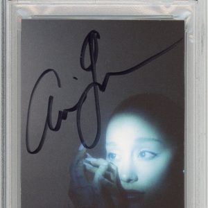 Ariana Grande SIGNED Eternal Sunshine Deluxe FULL NAME AUTOGRAPH Picture PSA DNA