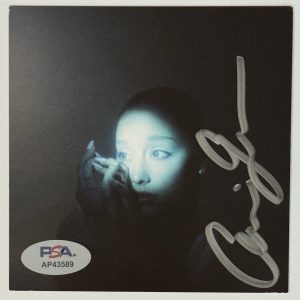Ariana Grande SIGNED Eternal Sunshine Deluxe CD SILVER AUTOGRAPH PSA DNA COA