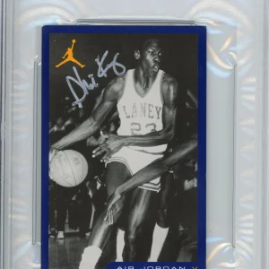 PHIL KNIGHT NIKE CEO SIGNED MICHAEL AIR JORDAN 5 SHOE CARD PSA DNA COA AUTOGRAPH
