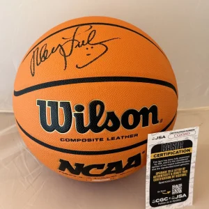 Nancy Lieberman Mercury signed NCAA Replica Game Basketball Ball autographed JSA