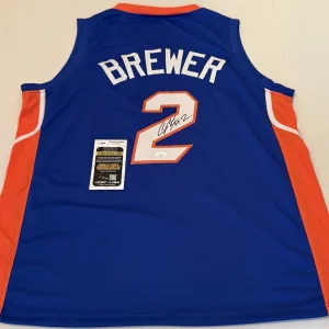 Corey Brewer Florida Gators signed Custom jersey autographed JSA