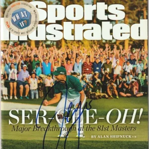 SERGIO GARCIA Signed 4/17-24/17 SPORTS ILLUSTRATED w/ Beckett COA (NO Label)