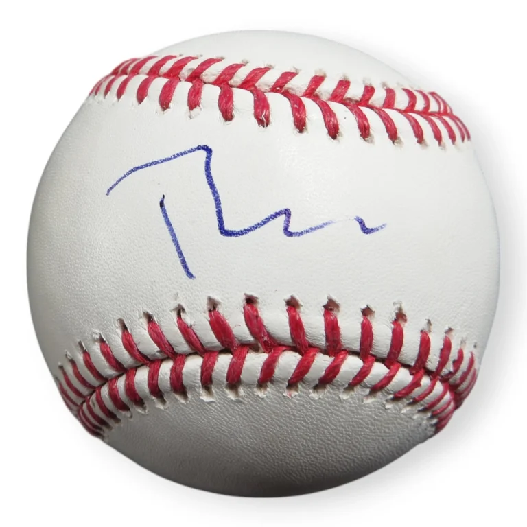 Tobey Maguire Signed Autograph Baseball Spider-Man BAS LOA AE16174