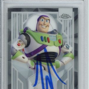 2023 TOPPS CHROME DISNEY BUZZ LIGHTYEAR SIGNED TIM ALLEN PSA DNA COA AUTOGRAPHED