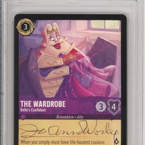Disney Lorcana Wardrobe Belle's Confidant SIGNED CARD Jo Anne Worley PSA DNA COA