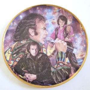 Neil Diamond SIGNED Beautiful Noise Ceramic Gartlan Plate Artist Proof JSA COA