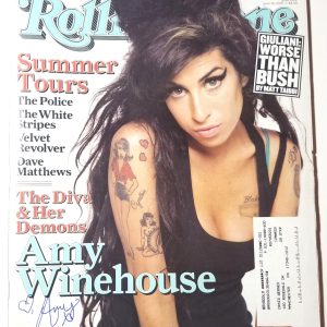 Amy Winehouse REAL SIGNED 2004 Rolling Stone Magazine JSA LOA Autographed RARE