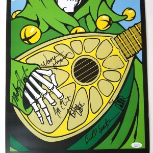 The Dead REAL SIGNED 2009 Poster #2 JSA LOA Autographed all 6 Lesh Hart Grateful